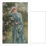 Gathering Roses, c.1880 by Edward Killingworth Johnson