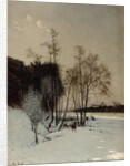 A Winter View in Posen, 1887 by Hans Hampke