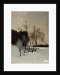 A Winter View in Posen, 1887 by Hans Hampke