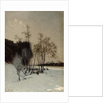A Winter View in Posen, 1887 by Hans Hampke