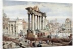 The Forum Romanum, Rome, c.1870 by J. Martin