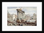 The Forum Romanum, Rome, c.1870 by J. Martin