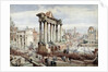 The Forum Romanum, Rome, c.1870 by J. Martin