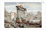 The Forum Romanum, Rome, c.1870 by J. Martin