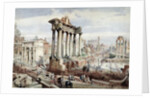 The Forum Romanum, Rome, c.1870 by J. Martin