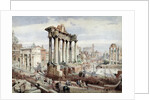 The Forum Romanum, Rome, c.1870 by J. Martin