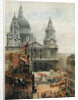 Watching Queen Victoria's Jublilee celebrations outside St. Pauls by English School