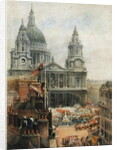 Watching Queen Victoria's Jublilee celebrations outside St. Pauls by English School