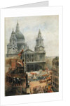 Watching Queen Victoria's Jublilee celebrations outside St. Pauls by English School