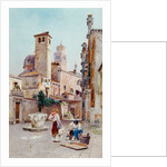 A Piazza in Venice, 1901 by Alexandre Nicolaievitch Roussoff