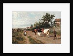 Going to Market, 1895 by Charles Collins