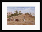 A Goat Herd near Cairo by Frederick Goodall