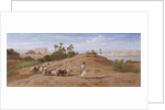 A Goat Herd near Cairo by Frederick Goodall