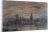 Westminster from the Surrey Bank, 1922 by Joseph Arthur Palliser Severn