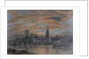 Westminster from the Surrey Bank, 1922 by Joseph Arthur Palliser Severn