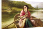 The Ferryman's Daughter, 1869 by Thomas Brooks