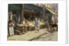 A London Street Market by Allan Douglas Davidson