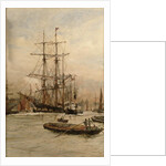 On the Thames below Greenwich, c.1905 by Charles Edward Dixon