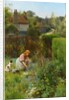 Picking Wild Flowers in the Hedgerow, 1895 by Alfred Jr. Glendening