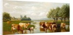 Cattle in a Water Meadow near Thanington, Kent, 1901 by William Sidney Cooper