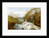 An Overflow Weir by a Mill Pond, c.1880 by English School