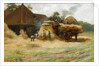 Threshing, a Scottish Farm, 1884 by James Whitelaw Hamilton