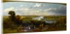 Picnic on Richmond Hill overlooking the River Thames, Surrey by William E. Jones