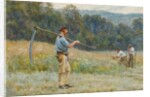 Cutting Hay in the Surrey Hills by Helen Allingham