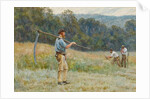 Cutting Hay in the Surrey Hills by Helen Allingham