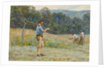 Cutting Hay in the Surrey Hills by Helen Allingham