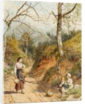 Primrose Gatherers by Myles Birket Foster