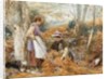The Fern Gatherers by Myles Birket Foster