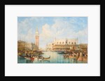 The Doge's Palace and Piazetta from the Lagoon, Venice by William Wyld
