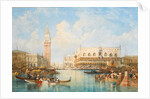 The Doge's Palace and Piazetta from the Lagoon, Venice by William Wyld