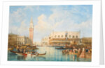 The Doge's Palace and Piazetta from the Lagoon, Venice by William Wyld