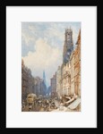 Fleet Street, London, 1834 by George Sidney Shepherd