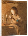 Threading a Needle: The Young Seamstress, c.1845 by William Henry Hunt