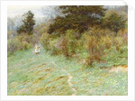 Primroses on a Surrey Heath by Helen Allingham