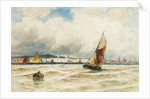 Greenwich Hospital and Naval College from the Thames by Thomas Bush Hardy