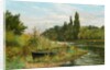 A Quiet Spot on the River Thames, 1882 by Fred Hines
