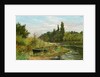 A Quiet Spot on the River Thames, 1882 by Fred Hines