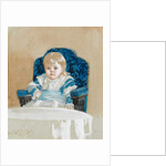 Frederica in a party dress holding a spoon, 1877 by Frederick Goodall