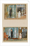 Studies for a Portrait of Frederica with Screen, 1878 by Frederick Goodall