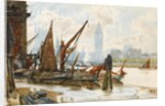 Westminster from the South Bank, 1885 by Herbert Menzies Marshall