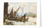 Westminster from the South Bank, 1885 by Herbert Menzies Marshall