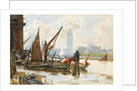 Westminster from the South Bank, 1885 by Herbert Menzies Marshall