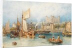 The Tower of London from the Thames by Myles Birket Foster