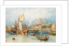 The Tower of London from the Thames by Myles Birket Foster