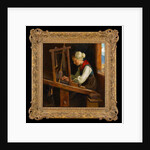 The Weaver: A Cottage Loom in the Austrian Alps, 1917 by Marianne Stokes