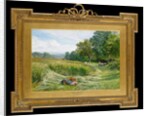 Hay Time near Leith Hill, Dorking, Surrey, 1860 by George Vicat Cole